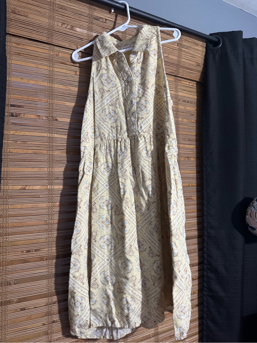 abercrombie kids light yellow patterned maxi dress & jean black dress